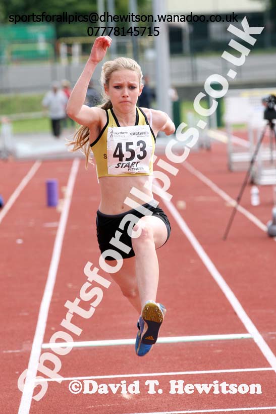 Under-17 womens triple jump. Photo: David T. Hewitson/Sports for All Pics